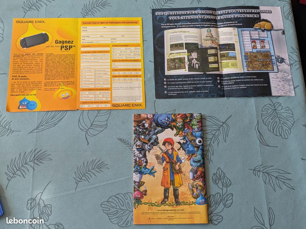 Jeu PS2 Dragon Quest : L'Odyssée Du Roi Maudit - Version PAL FR - Neuf Sous Blister (scellé)