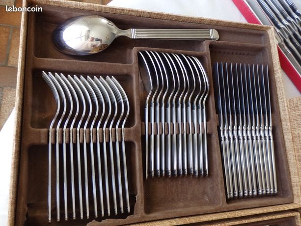 Légumière Vintage Guy Degrenne - Inox Massif Argenté - Années 60-70 - Occasion