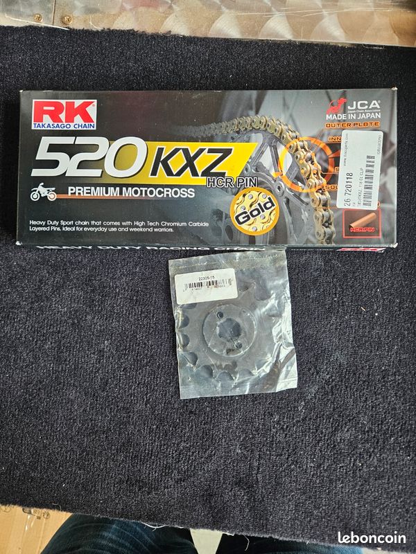 Kit chaine suzuki ts ou vanvan 200 (image 2)