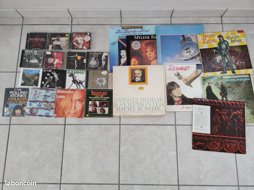 Lot Vinyles+Cds (image 1)