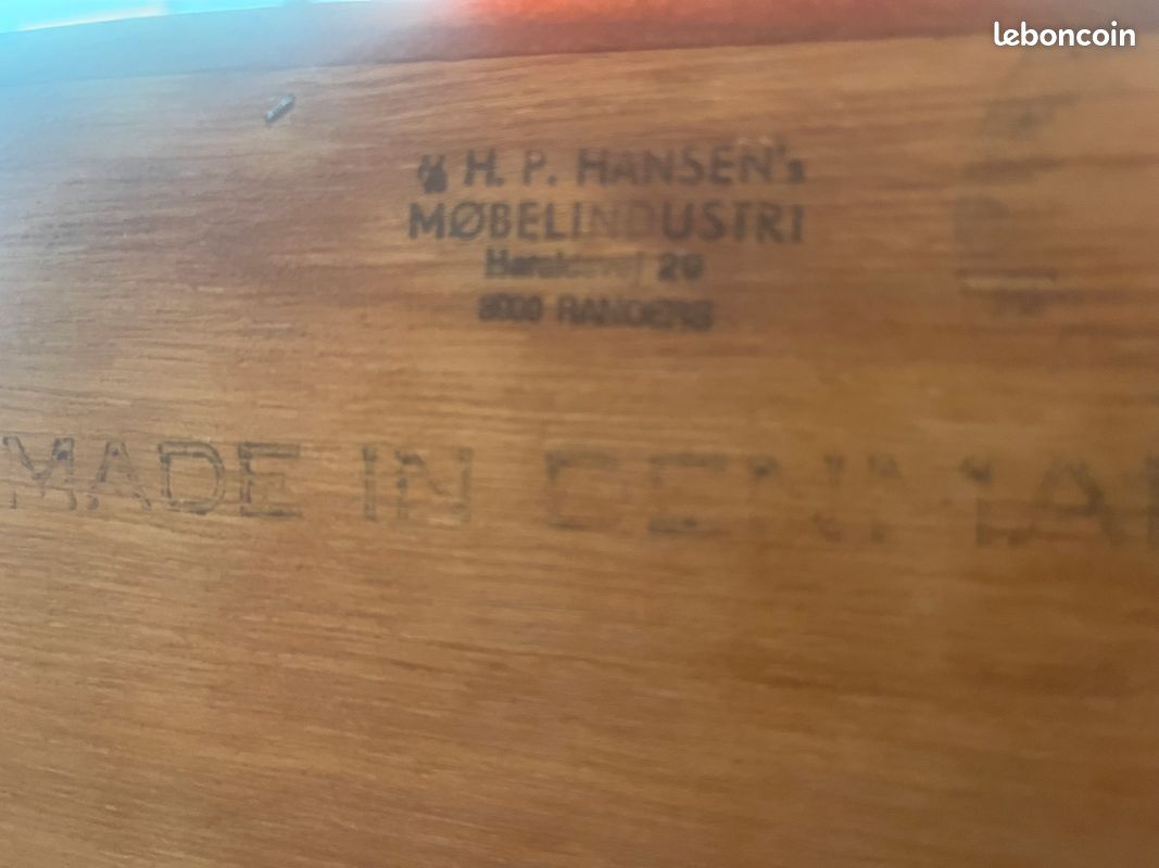 Enfilade danoise vintage en teck Hensen signée (image 8)