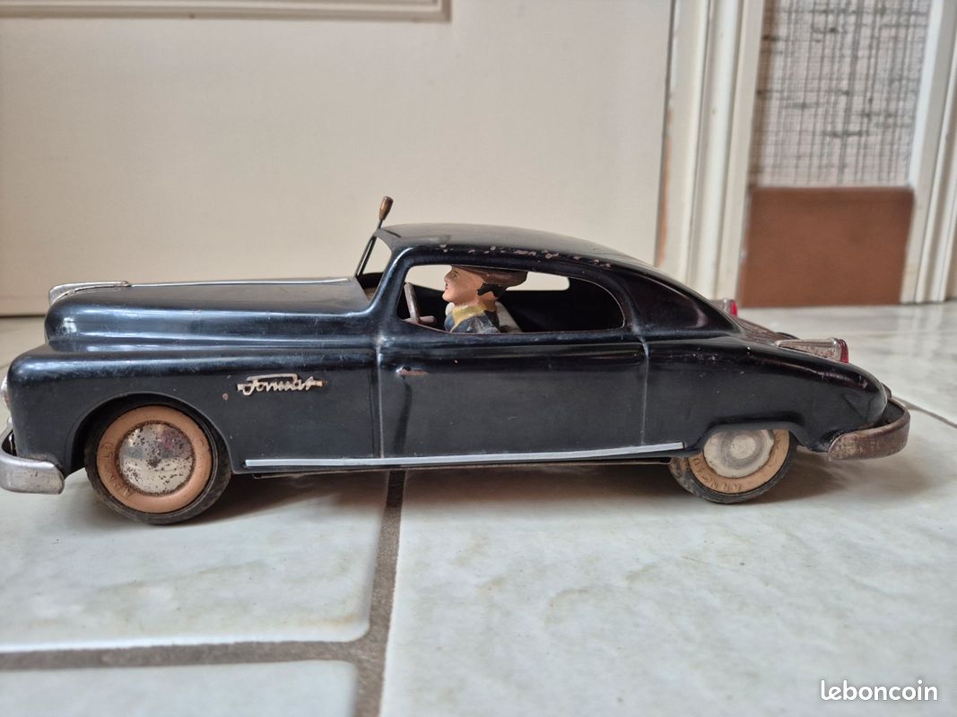 Jouet Ancien En Tôle – Voiture Cabriolet Arnold – Échelle 1/20 – Vintage Allemagne