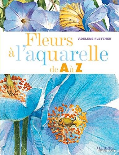 Fleurs à l'aquarelle de a à z (image 1)
