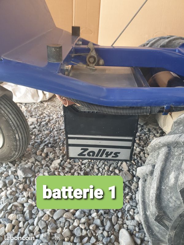Brouette électrique ZALLYS DUMPER-JET - 2 batteries Neuves (image 5)
