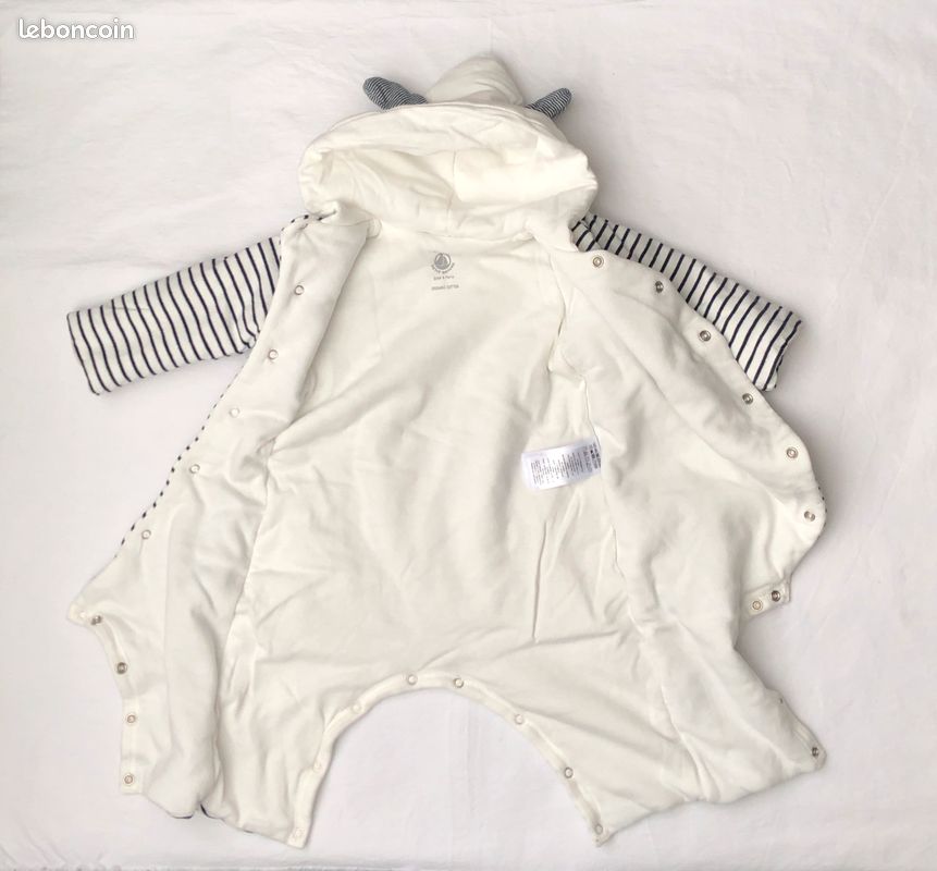 Petit Bateau - Combinaison Longue Bébé Mixte - Imprimé Fleuri - Coton Doux - Marque Française Qualité - Lot De 1