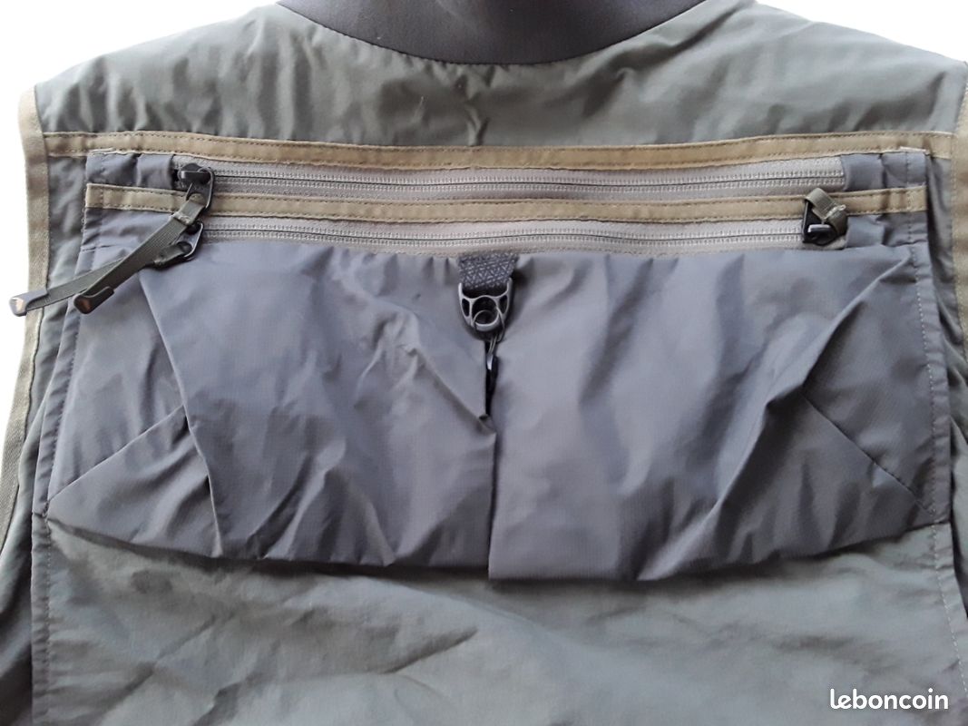 Gilet De Pêche à La Mouche Simms Guide Taille XL - Gris, Poches Cargo, Doublure Maille, Neuf Sans Emballage