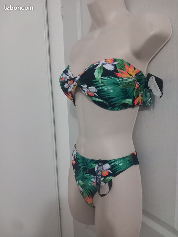 Maillot de bain Boohoo 2 Pièces taille 38 (image 5)