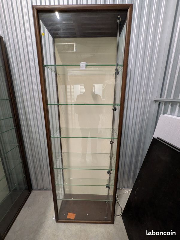Lot de 4 belles vitrines de collection avec portes étanches (image 6)