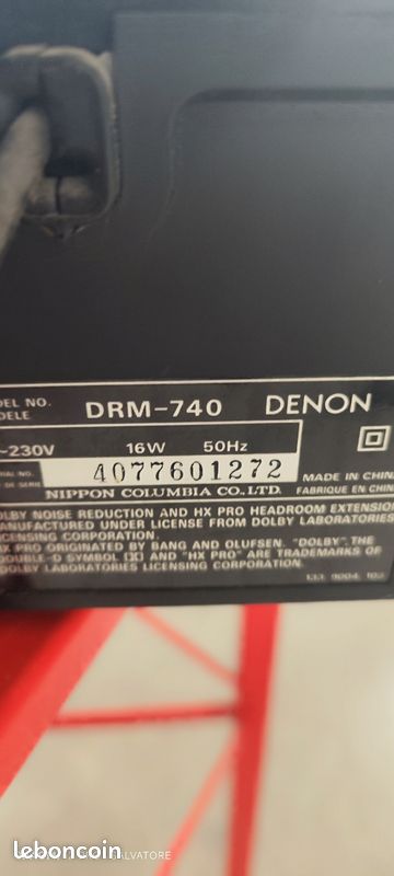 Denon - DRM 550 - Lecteur de cassettes - Catawiki