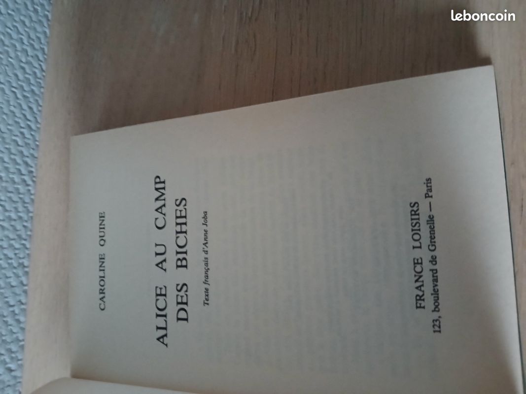 3 livres Alice . C Quine (image 9)
