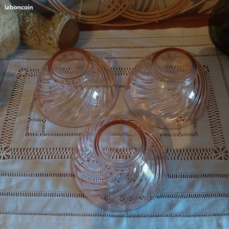 Lot de 4 bols en verre 11 cm 75 ml