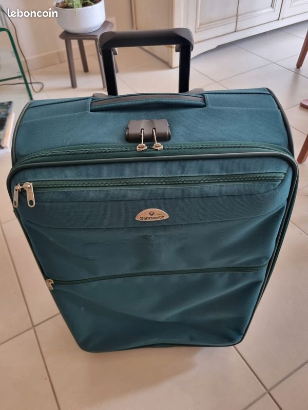Valise verte Samsonite (image 1)