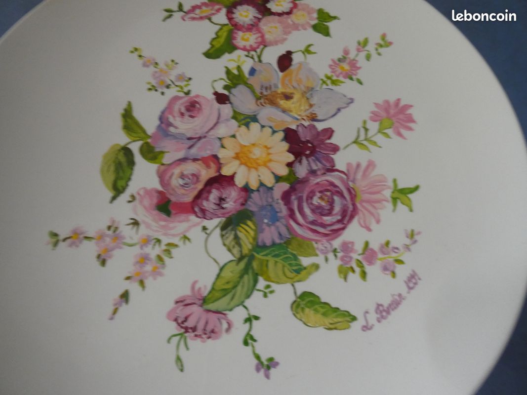 Plat ou plat peint main (image 3)