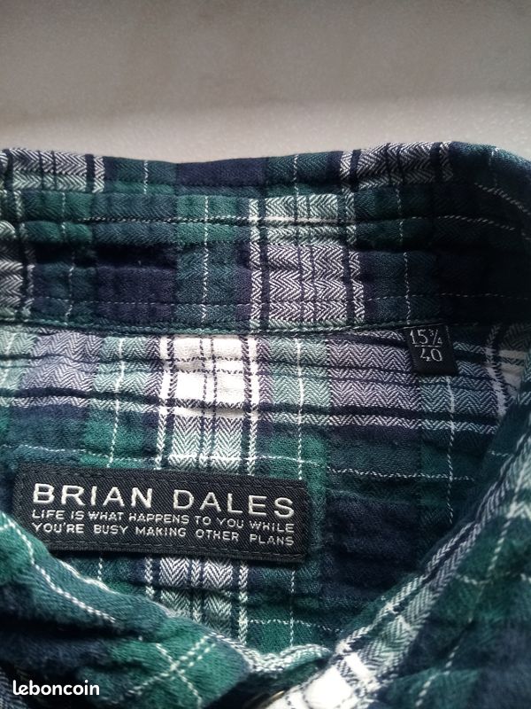 Chemise BRIAN DALES à carreaux (image 2)