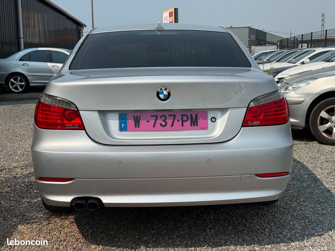 BMW 525i E60 187205 km FEUX XENON, SIEGES CUIR, REGULATEUR (image 5)