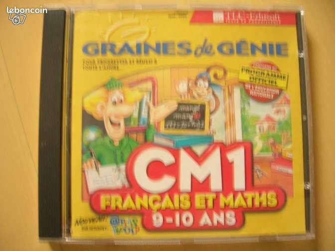 Jeu éducatif Graines De Génie 5ème - Français Et Maths, PC, Version Big Box Carton