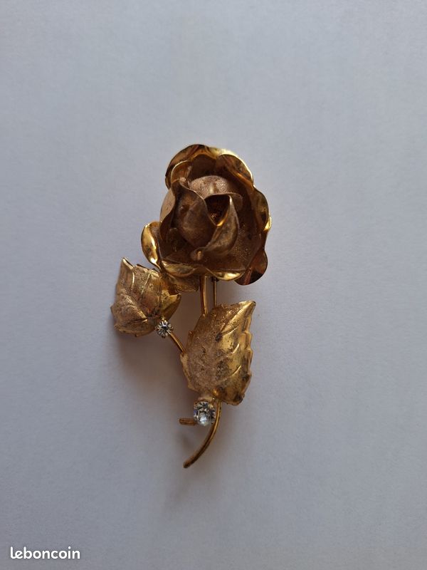 Belle Broche Ancienne Fantaisie - Bijou Vintage Pour Compléter Ta Tenue