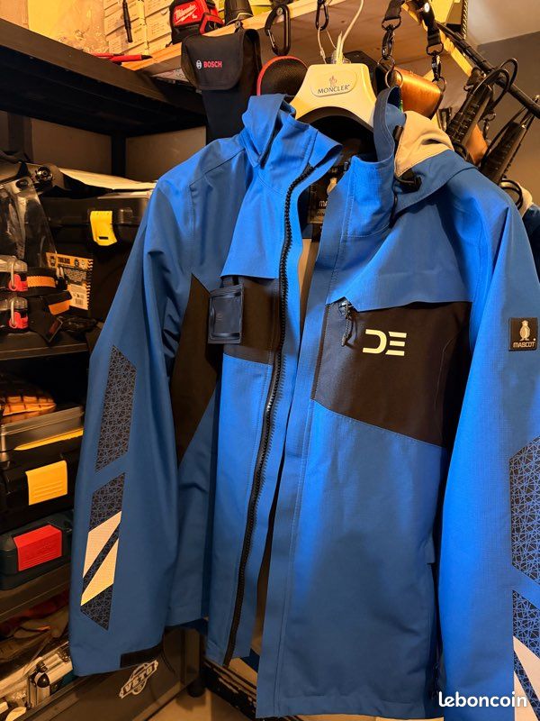 Veste De Travail Homme Mascot X - Coupe Ample, Manches Façonnées - Fermeture Zip Et Rabat Coupe-vent - Pour Chantier, Bricolage