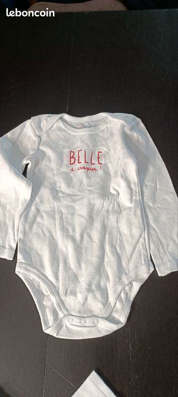 Lot de 3 body manche longue Manon et valentin (image 1)