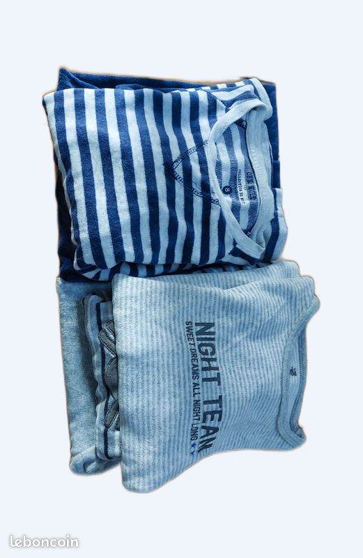 Lot 2 pyjamas 8 ans garçon collection hiver (image 1)