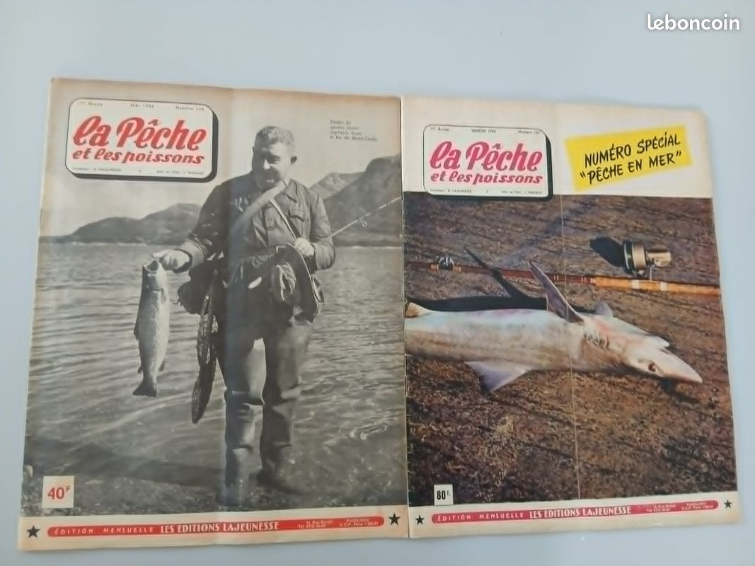 Peche livre revues La Pêche et les poissons année 1956 (image 4)