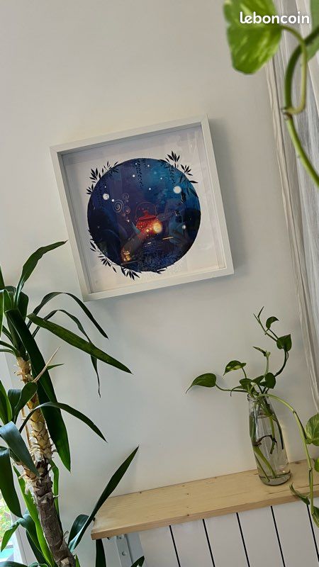 Grand cadre avec tirage limité chambre enfant (image 2)