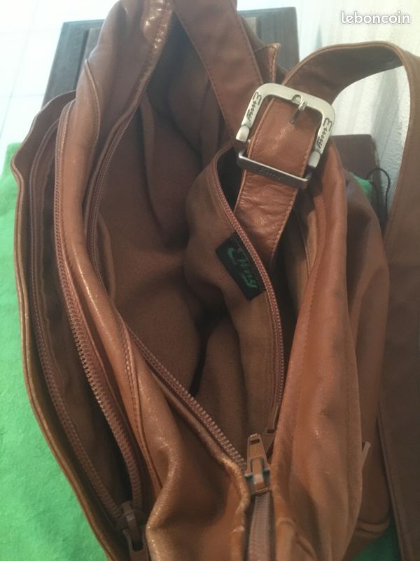 Sac À Main ENNY En Cuir Véritable – Bandoulière Vintage Marron – Style Authentique Et Élégant Pour Femme