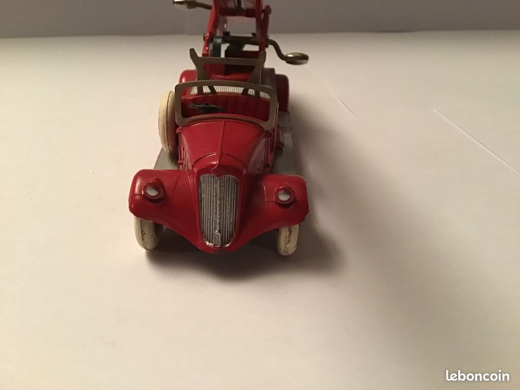 DINKY TOYS Réf 32D Delahaye Echelle Pompier ROUE CONCAVE + sachet 10 Elastiques