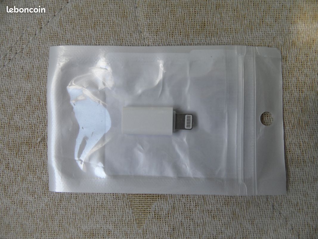 Adaptateur chargeur USB-C vers Lightning (image 1)