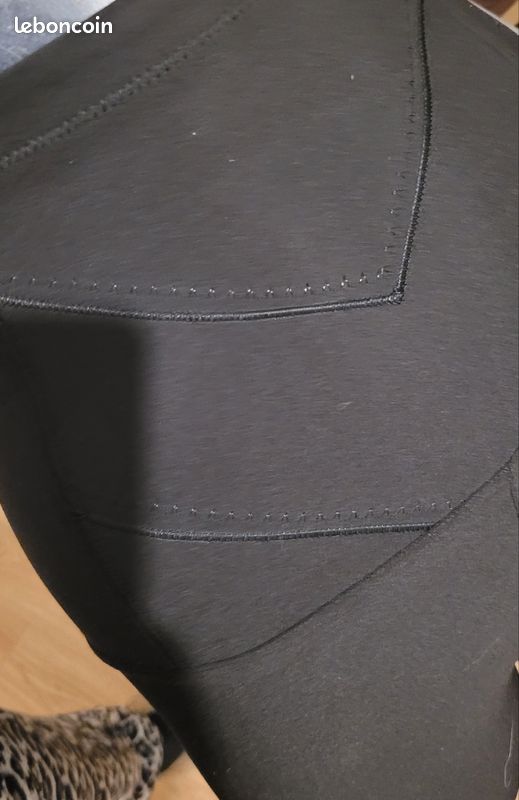 Leggins noir taille très haute (image 4)