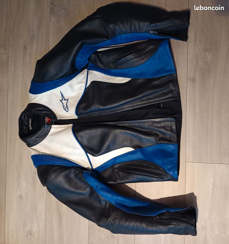 Blouson moto cuir Alpinestars taille M (image 1)
