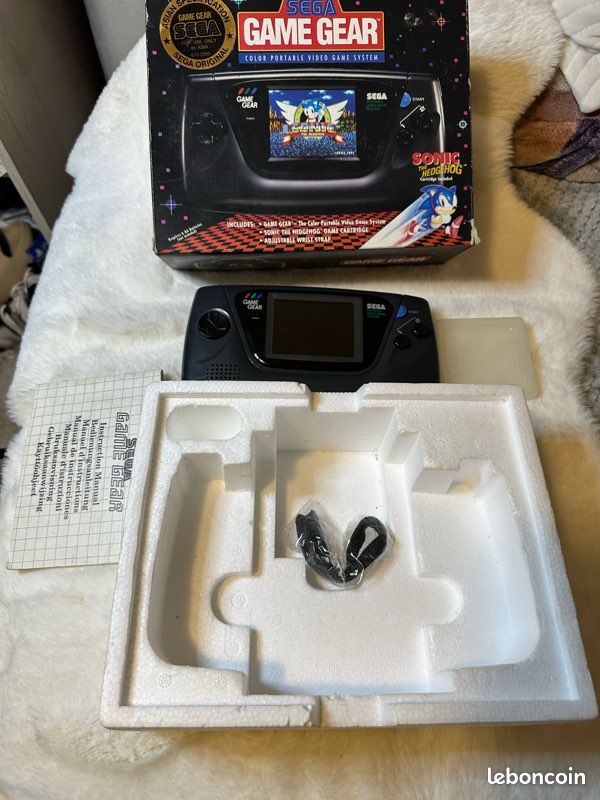 SEGA Game Gear Avec Sonic The Hedgehog Import Japonais - Avec Boîte, Très Bon état | Jeu Rétro 1991