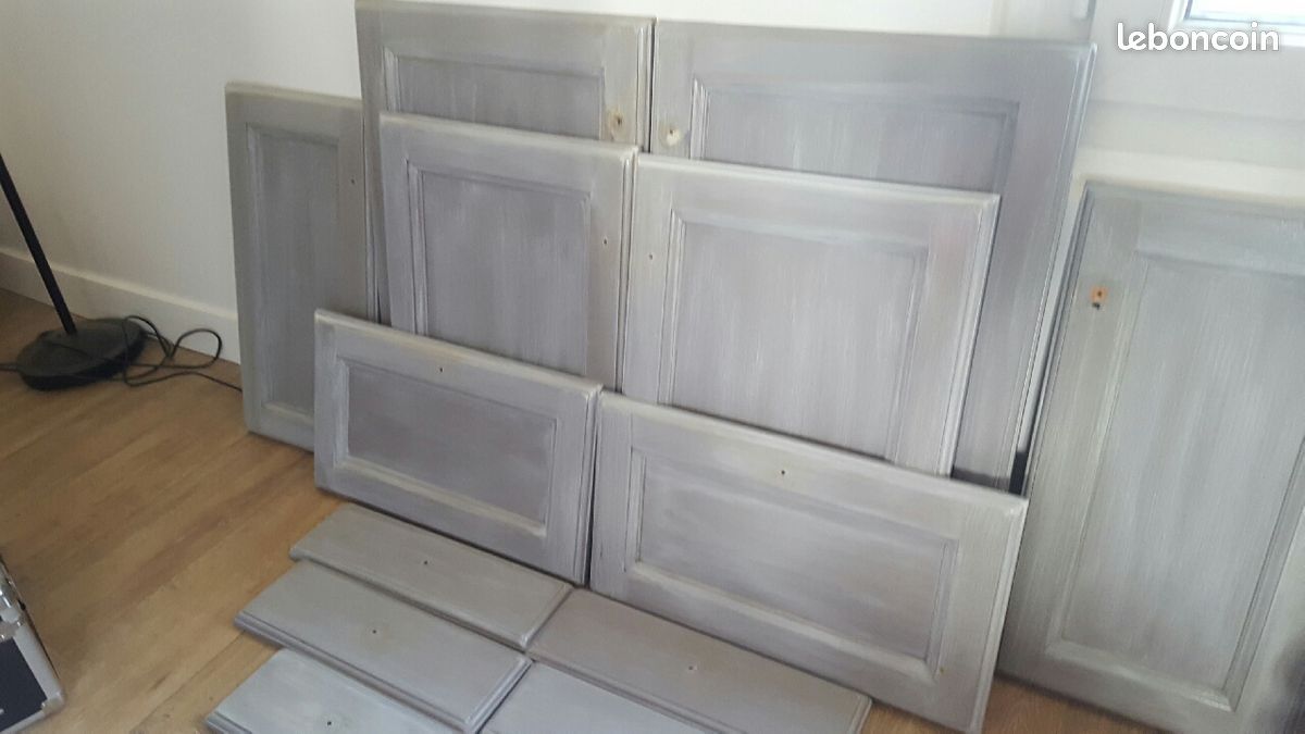 Façades cuisine placard tiroir bois (image 3)