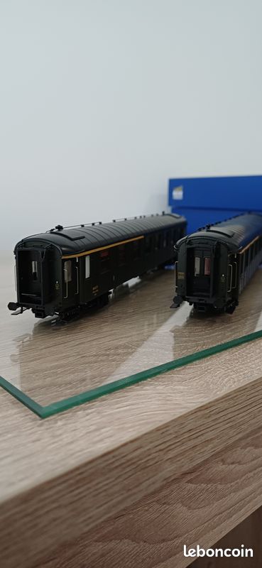 2 Voitures OCEM courtes REE mixtes 1/2e classe SNCF épq 3 (image 6)