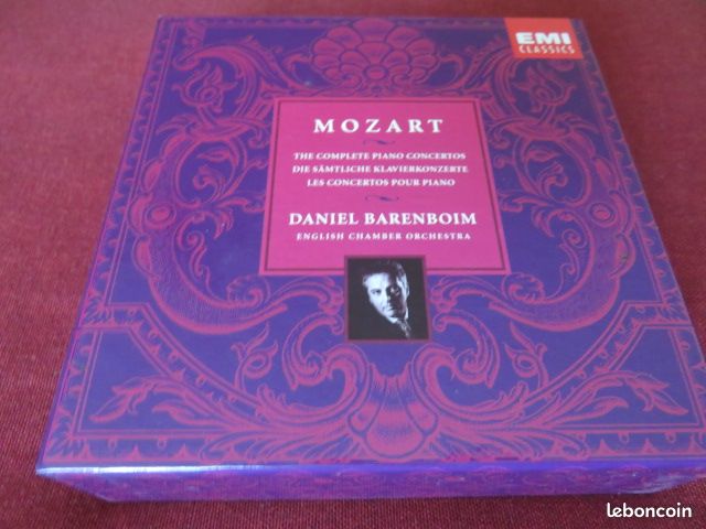 MKS66 - MOZART - Concertos Pour Piano (intégrale) Daniel Barenboïm (Coffret 10 CDS EMI 1998) (image 1)