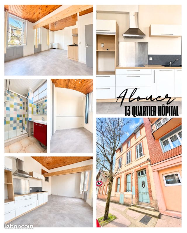 Appartement 3 pièces 65 m² · à Montauban · 65 m² · 690 €/mois