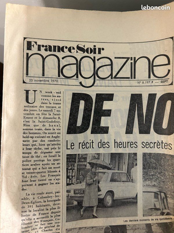 Ancien journaux "France Soir" (image 2)