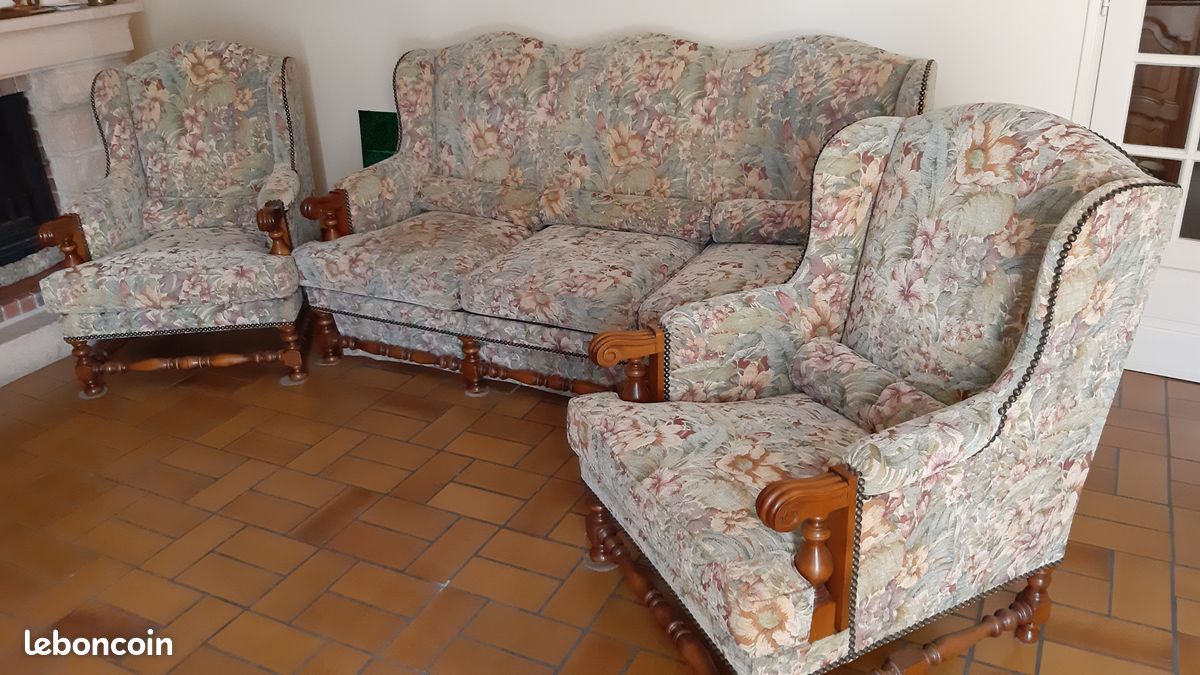 Canapé et 2 fauteuils (image 9)