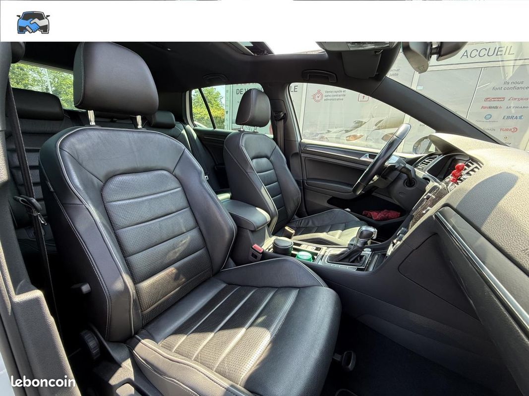 VOLKSWAGEN GOLF GTD 2.0 TDI 184 CV - 1ere main  + 4 jantes hiver (image 16)