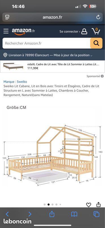 Lit cabane double (image 6)