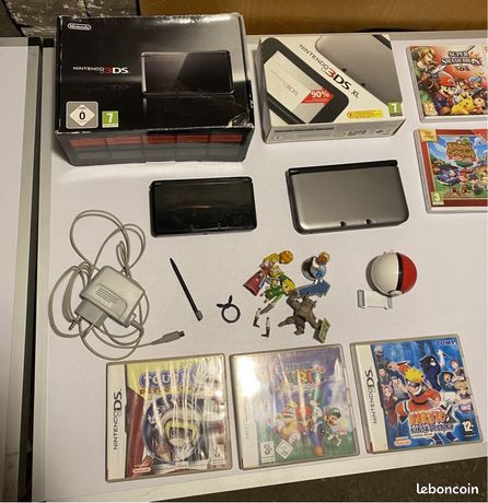 Boîte Vide Pour Console New 3DS XL - Bleue - Ref 186