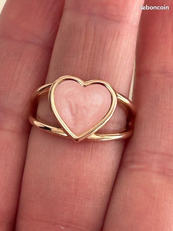 Pandora bague cœur rose Montres Bijoux