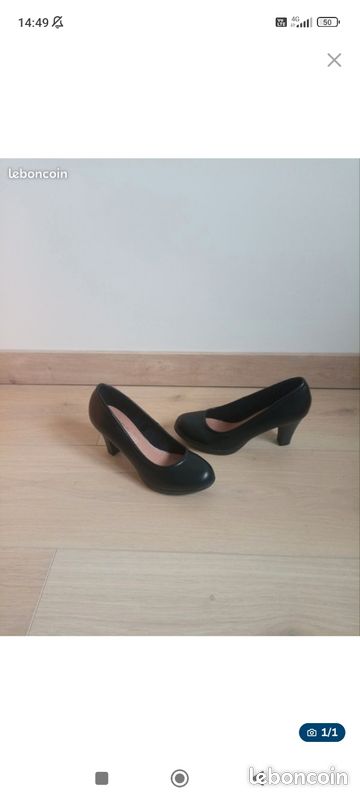 Escarpin noir (image 1)