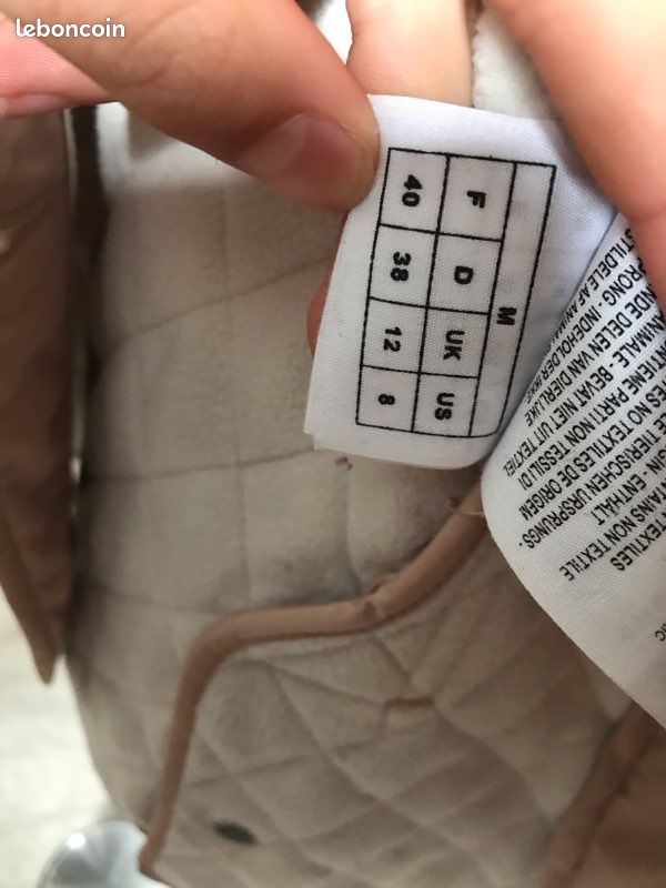 Veste matelassée rose pale, Aigle, femme (image 8)