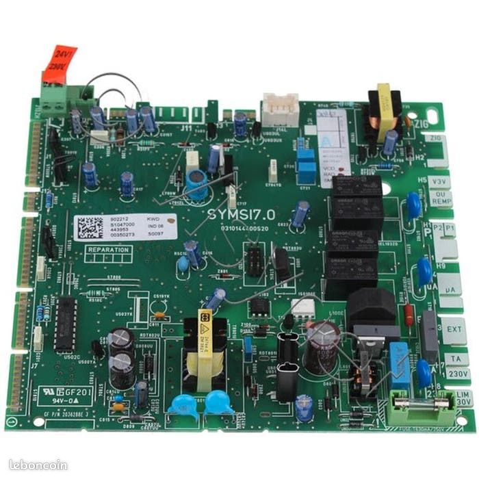 Carte électronique De Chaudière Themaclassic F25E - Pièce Détachée Ref 0310144400015 - Occasion