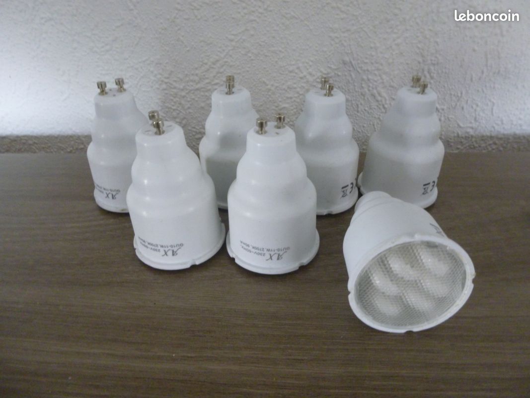 7 ampoules spot GU10 (image 1)
