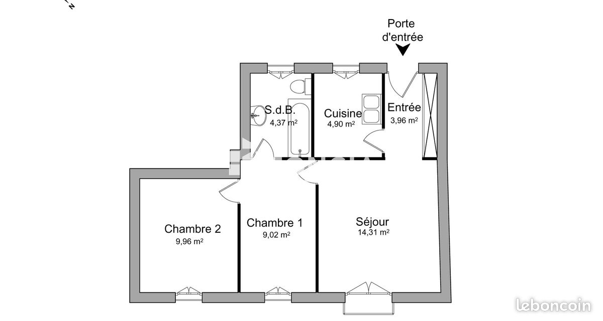 Appartement 3 pièces 47 m² · à Saint-Germain-en-Laye · 47 m² · 1 120 €/mois