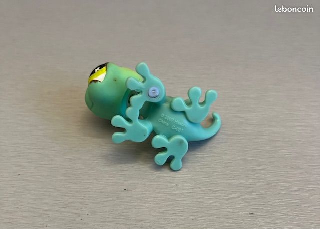 Figurine Littlest Pet Shop Hasbro - Lézard 492 - Occasion - Univers Animaux Marins