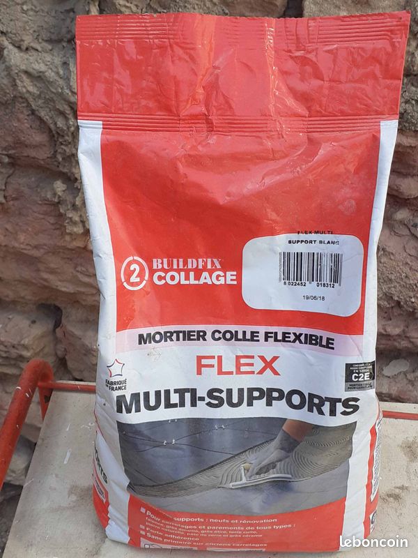 Mortier colle flexible Buildfix flex multi supports (image 1)