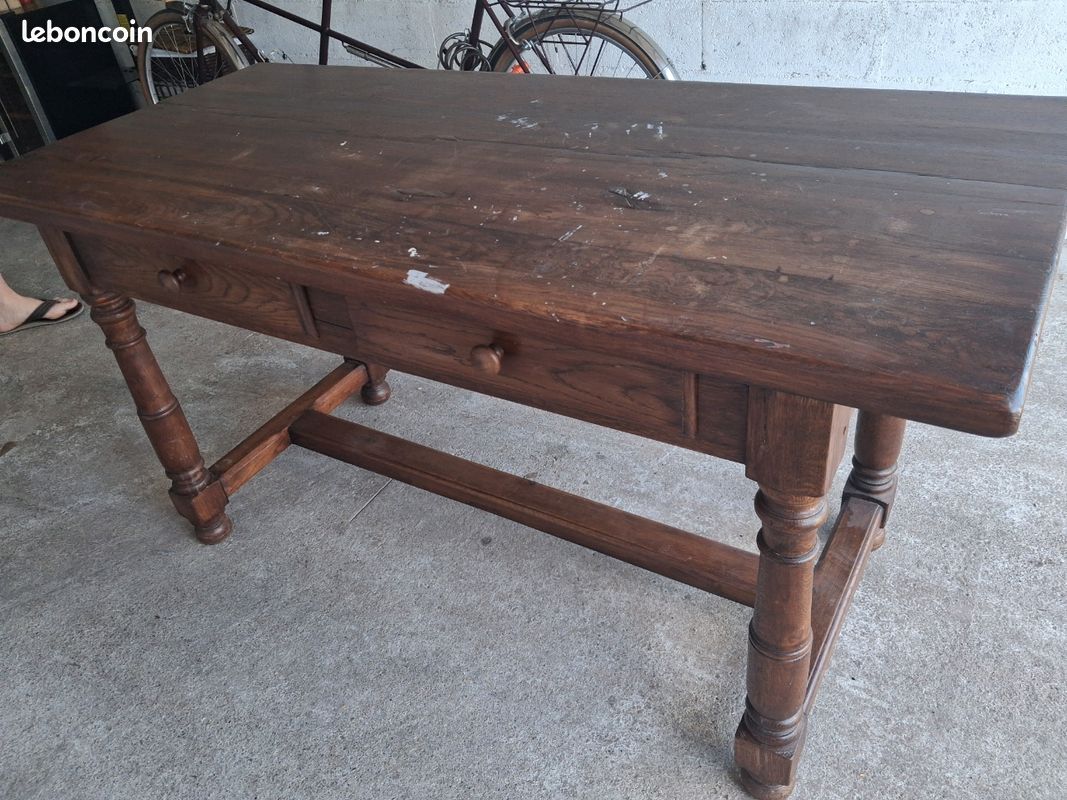 Table ou bureau bois (image 1)